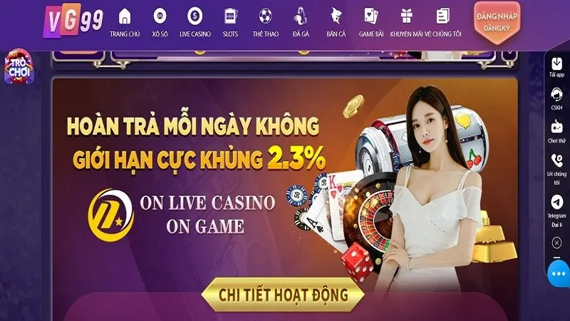 Không chỉ nạp tiền người chơi cá cược còn được hoàn trả